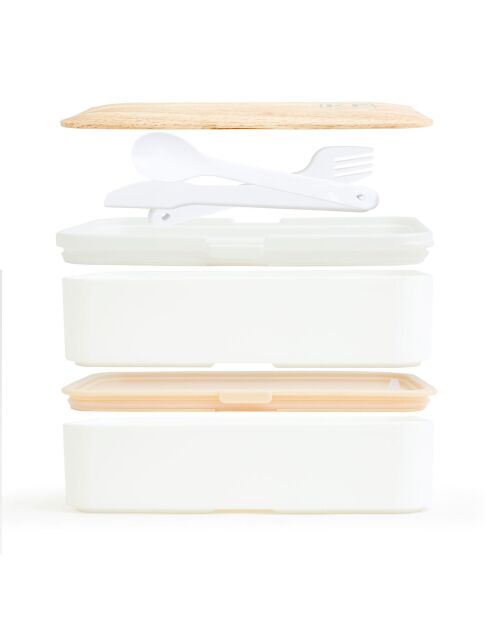 Lunch box blanche - 0.6 L