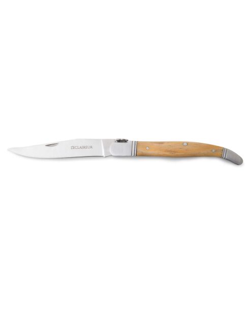 Couteau bois genévrier original naturel - 21.4 cm