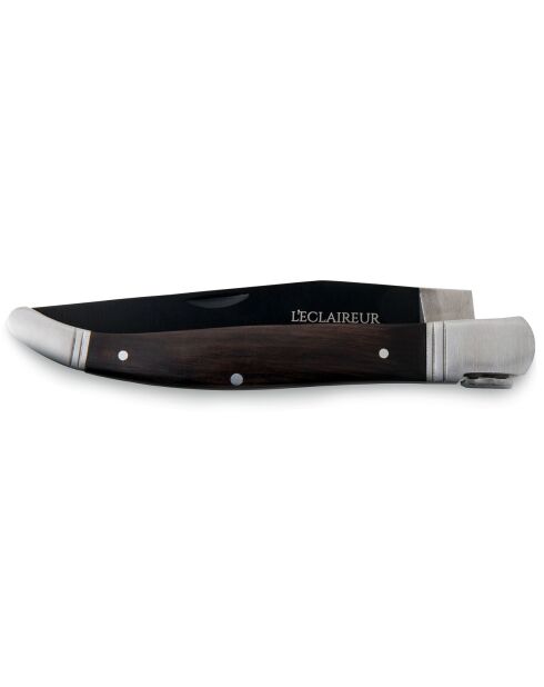 Couteau bois grenadille original noir - 21.4 cm