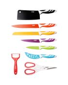 8 pièces pour découpe culinaire multicolores