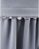 Robe manches 3/4 grise