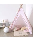 Tipi Deco rose - 120x160x120 cm