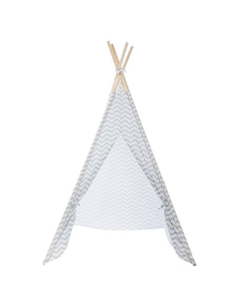 Tipi Deco gris - 120x160x120 cm