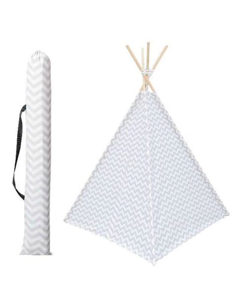 Tipi Deco gris - 120x160x120 cm
