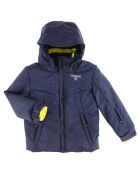 Veste de ski Flam bleu marine lavé