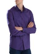 Chemise ajustée Jacta imprimée  violette