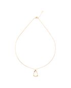 Collier Lila Cristal en laiton doré
