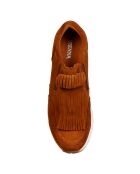 Sneakers en Cuir Justine marron