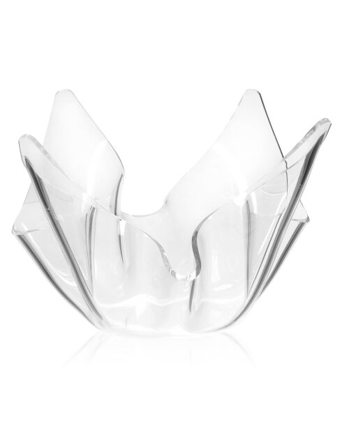 Jarrón transparente Lola - D.18xH.12 cm