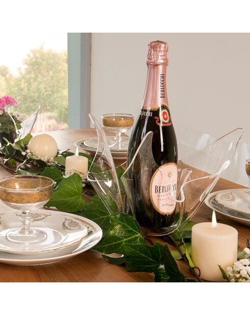 Vase Joy transparent - 21x17x14 cm