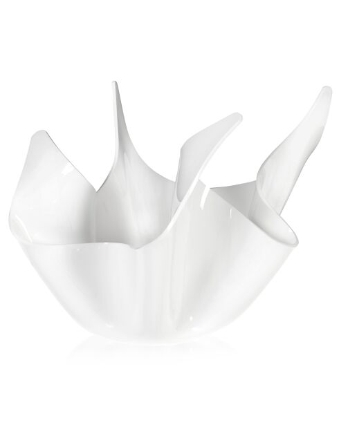 Vase Pio blanc - 21x17x14 cm