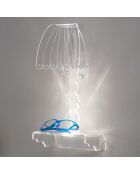 Applique murale LED transparente - 16x11x32 cm