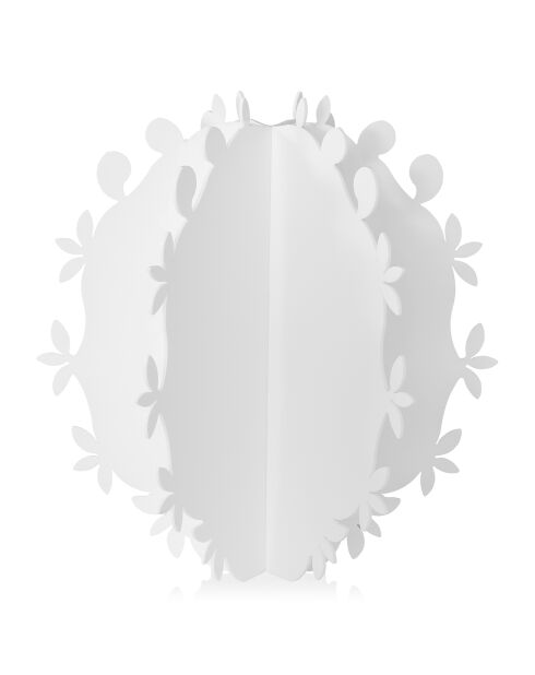 Cactus décoratif blanc - D.48xH.50 cm