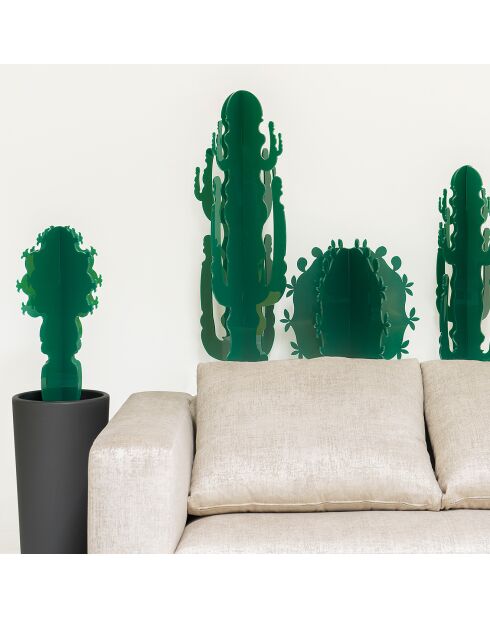 Cactus décoratif vert - D.35xH.60 cm