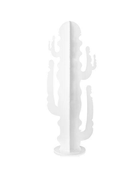 Cactus décoratif blanc - D.40xH.102 cm