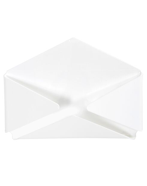 Porte-documents mural blanc - 37x27x7 cm