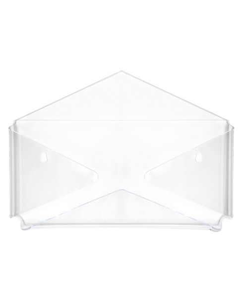 Porte-documents mural transparent - 37x27x7 cm