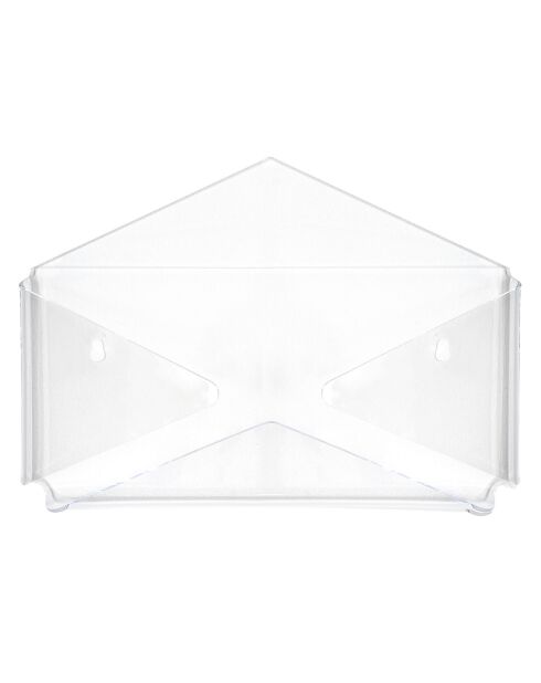 Porte-documents mural transparent - 37x27x7 cm