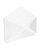 Porte-documents mural transparent - 37x27x7 cm