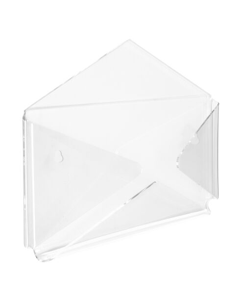 Porte-documents mural transparent - 37x27x7 cm