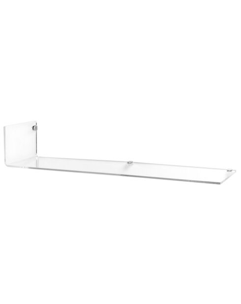 Etagère murale transparente - 76x25x16 cm