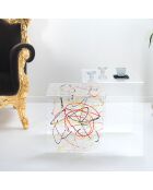 Table basse Arty multicolore - 40x40x40 cm