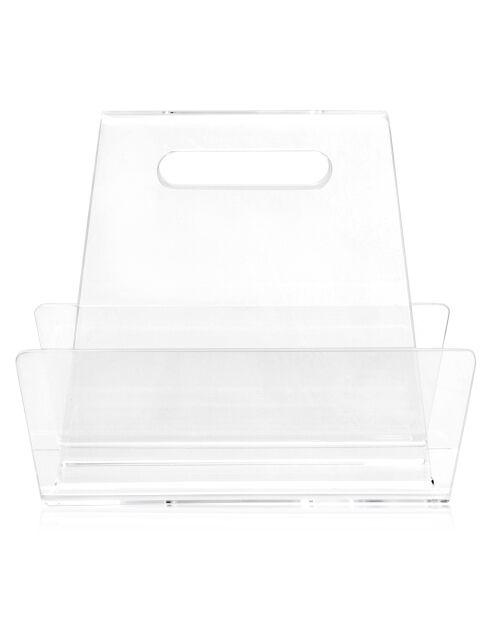 Porte-documents classique transparent - 37x16x32 cm