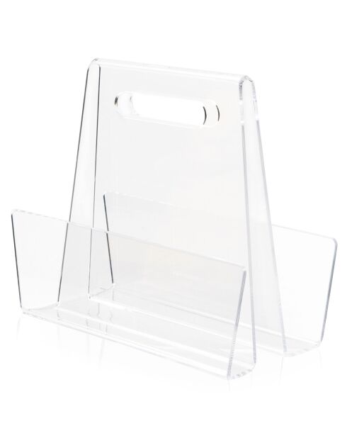 Porte-documents classique transparent - 37x16x32 cm