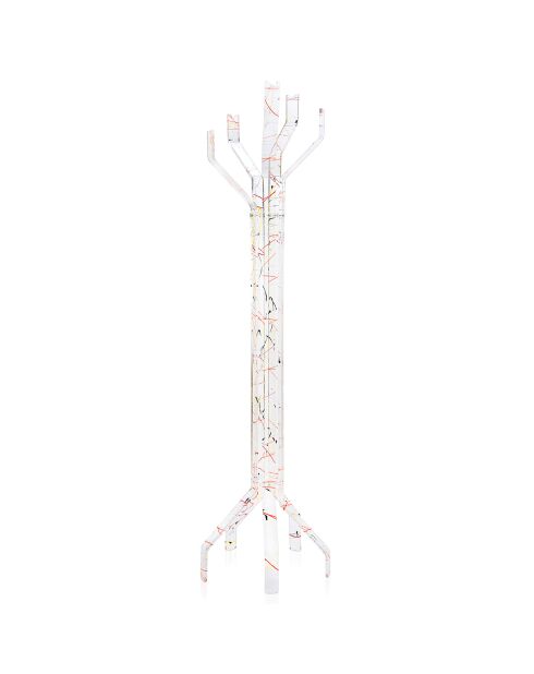 Porte manteau arty multicolore - D.50xH.180 cm