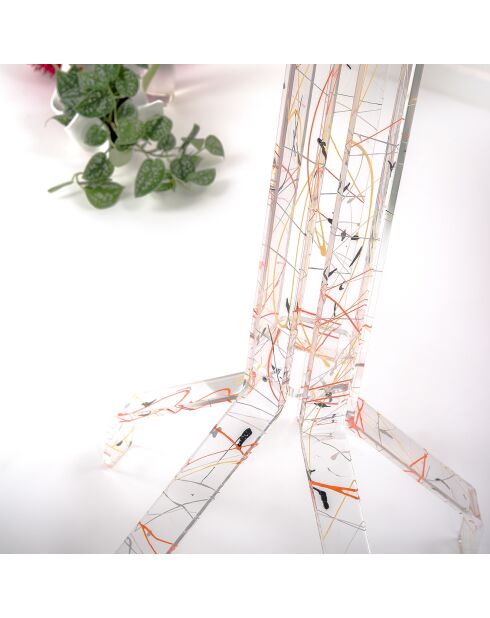 Porte manteau arty multicolore - D.50xH.180 cm