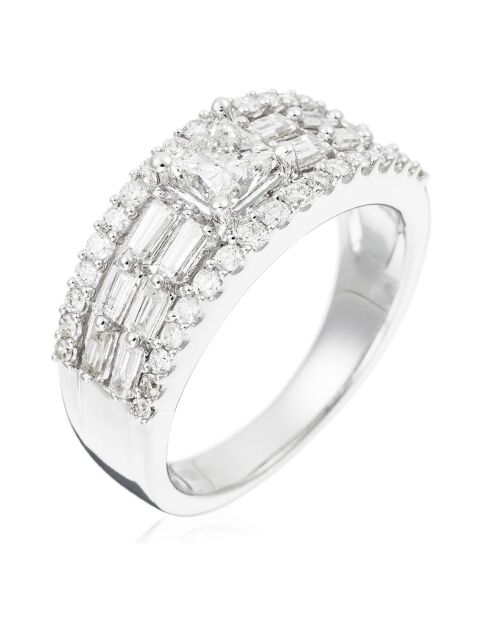 Coup de Foudre Diamonds 1,2 kt witgouden ring