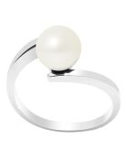 Bague Prestige Argent Perle d'Eau Douce blanche
