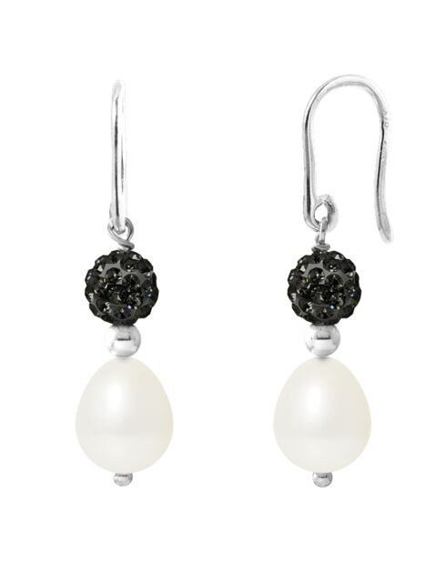 Boucles d'oreilles Timide Argent Perles d'Eau Douce blanches