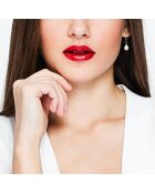 Boucles d'oreilles Timide Argent Perles d'Eau Douce blanches