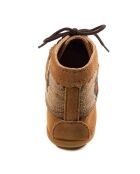 Boots en Velours de Cuir El Paso II taupe