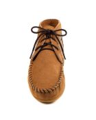 Boots en Velours de Cuir El Paso II taupe