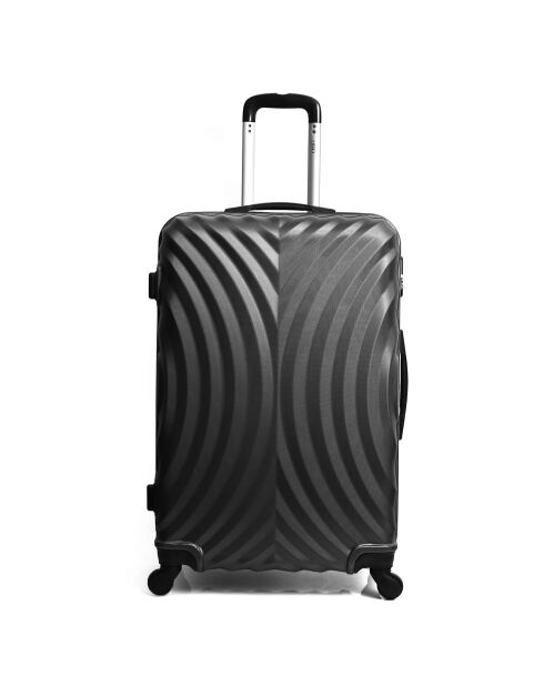 3 schwarze Allradkoffer Lagos 50/60/70 cm