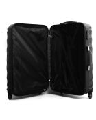 3 Valises 4 roues Lagos 50/60/70 cm noires