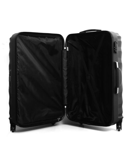 3 schwarze Allradkoffer Lagos 50/60/70 cm