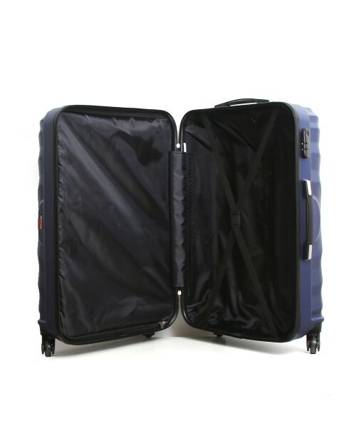 3 blaue Allradkoffer Lagos 50/60/70 cm