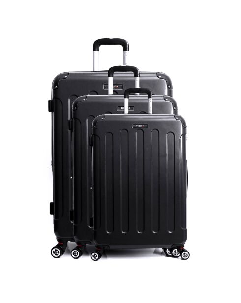 Valise Long Séjour 4 roues 75 cm Tunis noire