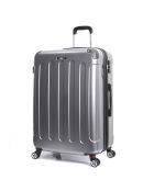 Koffer für einen längeren Aufenthalt mit 4 Rollen 75 cm Tunis Silber