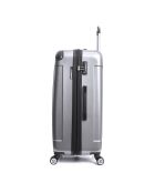 Koffer für einen längeren Aufenthalt mit 4 Rollen 75 cm Tunis Silber