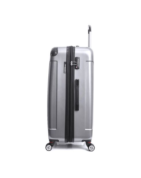 Koffer für einen längeren Aufenthalt mit 4 Rollen 75 cm Tunis Silber