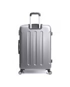 Koffer für einen längeren Aufenthalt mit 4 Rollen 75 cm Tunis Silber