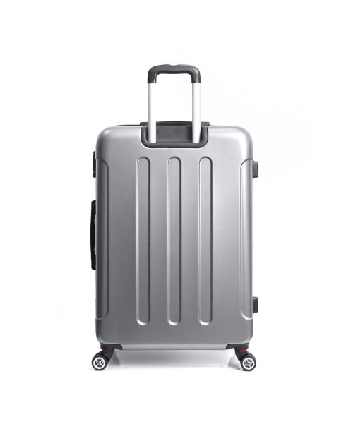 Koffer für einen längeren Aufenthalt mit 4 Rollen 65 cm Tunis Silber