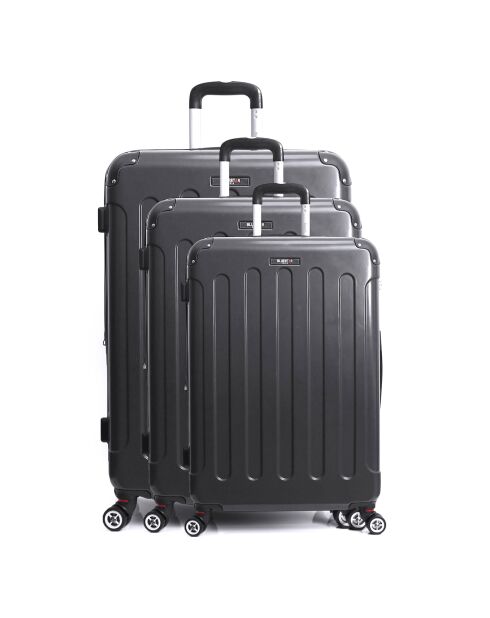 Valise Long Séjour 4 roues 75 cm Tunis grise