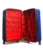 Valise Long Séjour 4 roues 75 cm Tunis bleue