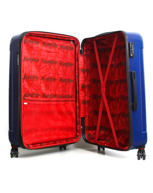 Valise Long Séjour 4 roues 65 cm Tunis bleue