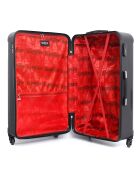 Valise Long Séjour 4 roues 70 cm Pretoria grise